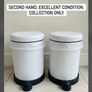 QUICK SALE (BARGAIN): White Pedal Bin | Bathroom/Toilet Bin - Excellent Condition (Collection D13) Image 2