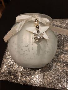 Two xmas tealight holders
