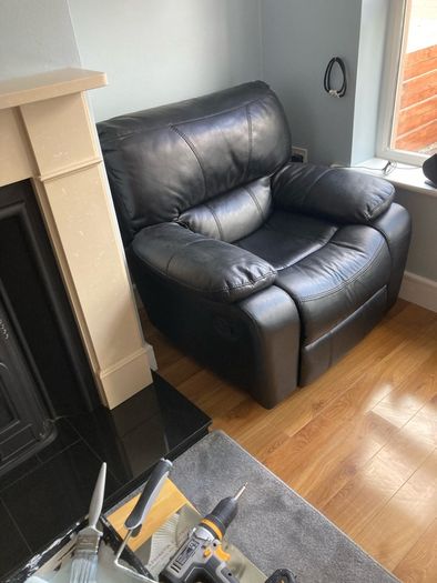 leather recliner