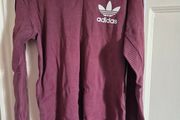 Adidas burgundy sweat top