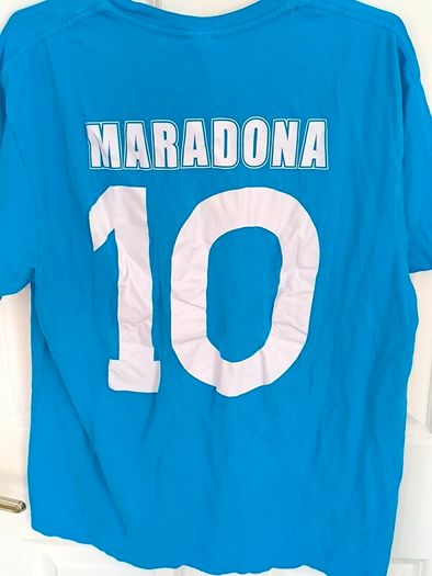 Rare maradona Napoli t shirt size XL