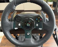 Logitech XBox/PC Racing Wheel and Stand (combined)