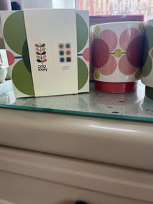Orla Kiley mugs and matching coasters