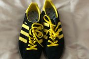 Mens new city series athen black &amp; yellow trainers size 7