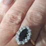 Vintage Gold Sapphire Cluster Ring Image 7