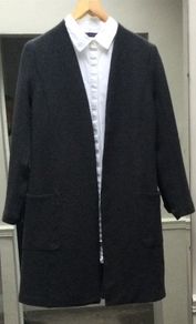 Marc Cain Designer Boiled Wool Coat Size 12