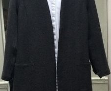 Marc Cain Designer Boiled Wool Coat Size 12