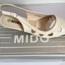 MIDO Ex Shop Display Ladies Patent Beige Sandals New With Box Size UK4 Slingback CAN POST Image 7