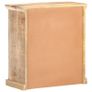 Sideboard 65x32x70 cm Solid Mango Wood and Natural Cane Image 6