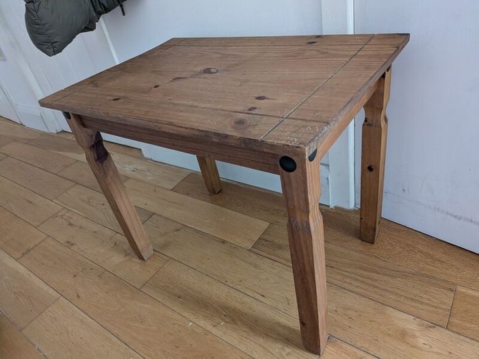 wooden table