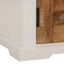 Sideboard White and Brown 55x30x73 cm Image 8