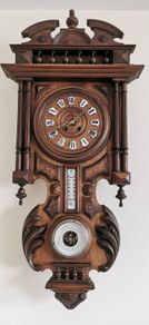 Antique French Wooden wall clock 19th century