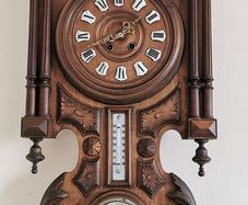 Antique French Wooden wall clock 19th century