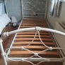 Cream Iron Single Bed Image 6