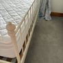 IKEA White metal double bed Image 2
