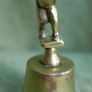 Vintage Brass Handbell Featuring a Mischievous  Handle Image 7