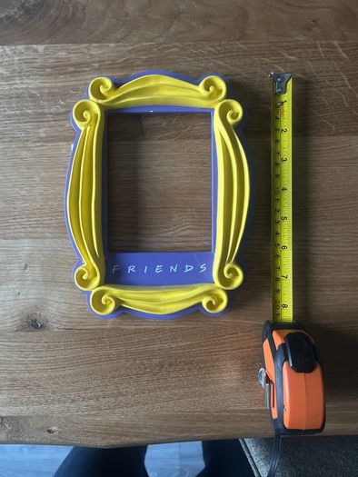 Peephole frame from Friends TV series