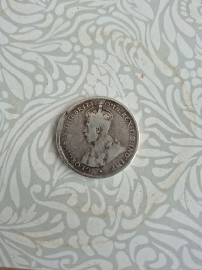 1925 one florin two shillings coin