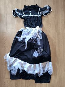 Maid Which costume woman's black white dress XL Halloween