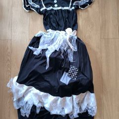 Maid Which costume woman's black white dress XL Halloween