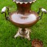 Antique Victorian Copper Kettle, Tea Urn Samovar Image 8