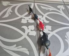 Herd of Toy Dinosaurs