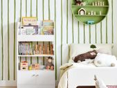 Children's  Bookshelf White Standing Shelf for Kids Room Toy Storage Shelf