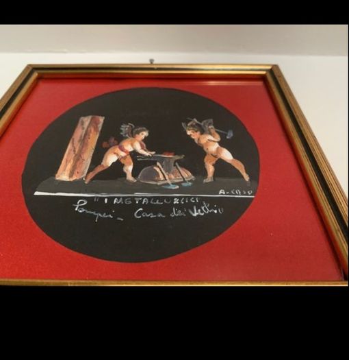 Small painting by Antonio Caso