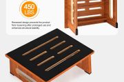 Heavy Duty Platform Stepping Stools with 450 LBS Capacity for Bedroom Kitchen Bathroom, Bed Steps for High Beds, Bedside Support