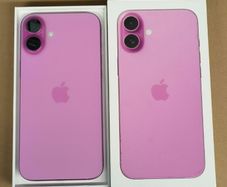 Apple iPhone 16 PLUS 128GB Factory Unlocked Pink Grade A Little Use (Its Original Battery: 100%)