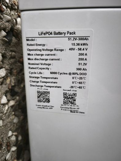 NEW 15 Kwh IP65, outdoor solar battery