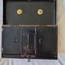 Antique Cash Box. Internal Tray. Two keys. Image 7