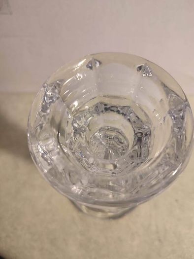 Crystal Candle Holder Or Nght Lite Candle No Stamp.