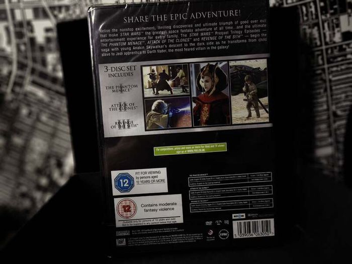 Star Wars Trilogy: Episodes I, II and III ! Sealed ! DVD ! 2013 ! The Phantom Menace, Attack of the Clones, Revenge of the Sith !