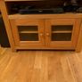 Oak Tv Unit With Storage Image 2