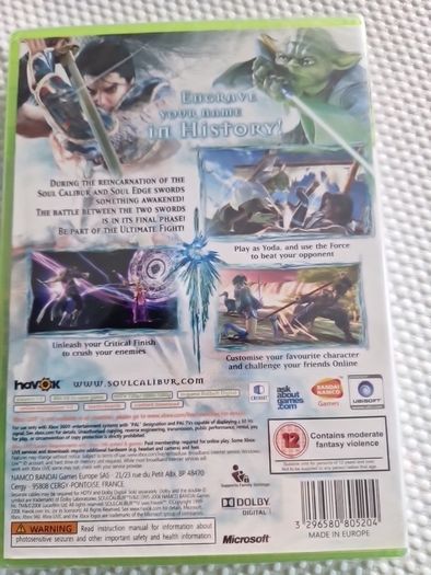 Brand New game Sealed Soul Calibur IV Xbox 360 games Original