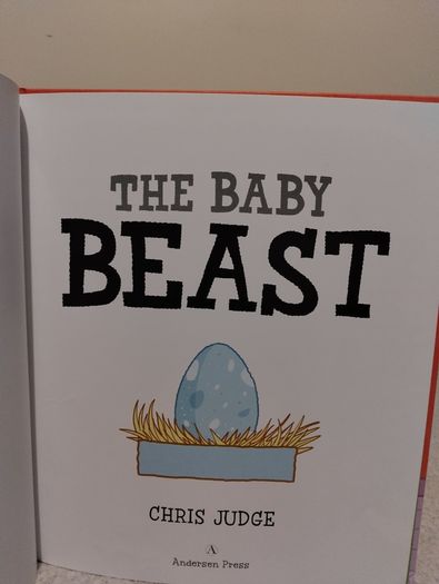 The baby beast by Chris Judge hardback book