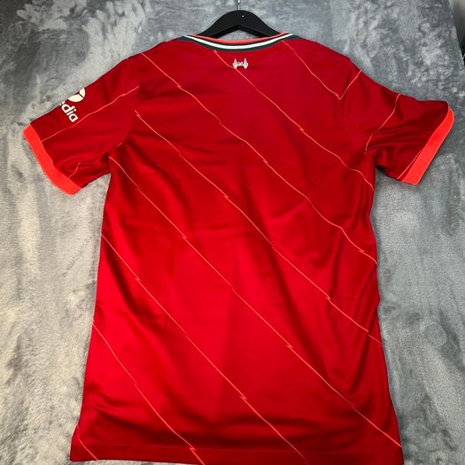 Liverpool Shirt Mens L Red Home 2021/22 Football Nike Dri-Fit DB2560-688 VGC