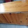 Pine blanket storage box Image 4