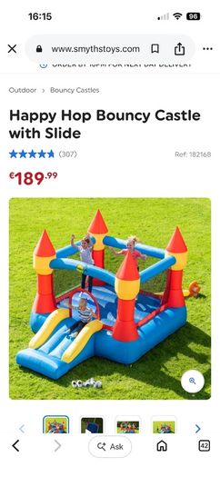 bouncy castle with slide