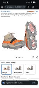 Crampons / micro spikes - two pairs