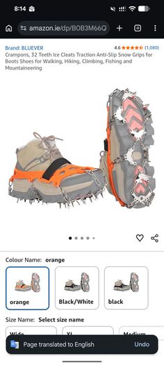 Crampons / micro spikes - two pairs