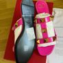 Valentino Garavani Roman Stud Sandals Pink Size 41 NEW IN BOX Image 2