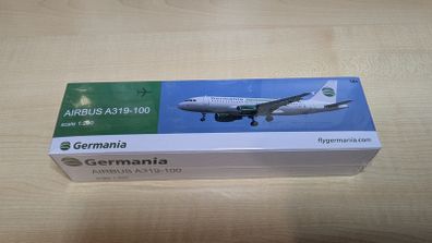 Germania 1:200 scale model airplane, Airbus A319 aircraft, NEW
