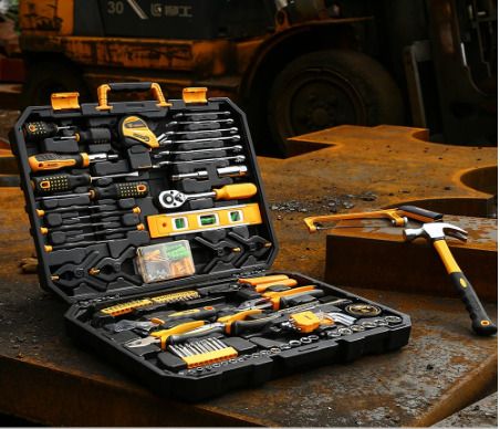 Hand Tool sets Woodworking tools Multi tool with Tool Box Socket set and Torque wrench DKMT Series hand tool edc