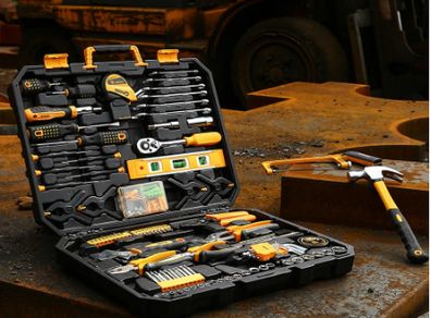 Hand Tool sets Woodworking tools Multi tool with Tool Box Socket set and Torque wrench DKMT Series hand tool edc