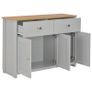 Sideboard Grey 112x35x81 cm Image 3