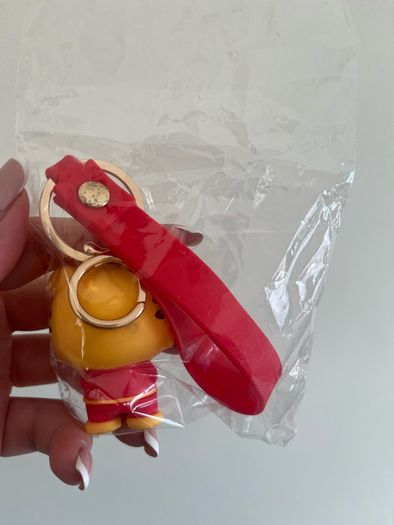 Tiger bag charm keychain key charm