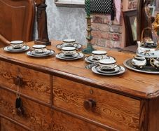 Vintage Japanese Porcelain Tea Set - 21 Pieces