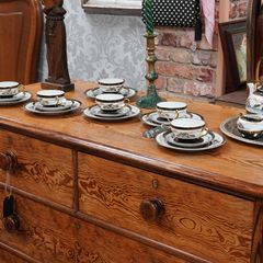 Vintage Japanese Porcelain Tea Set - 21 Pieces